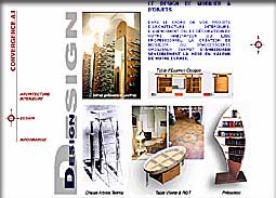 Site internet de Convergence Architecture intérieure